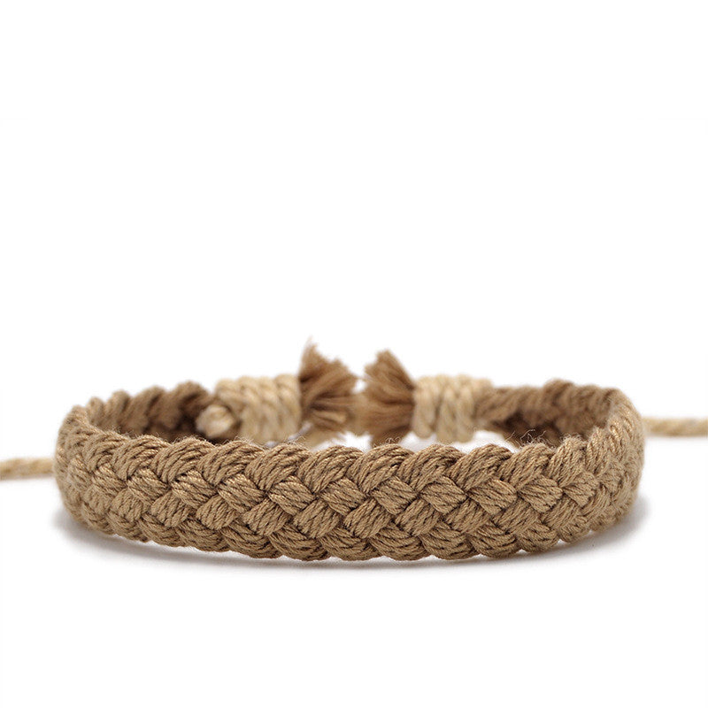 Cotton Braided Boho Bracelet