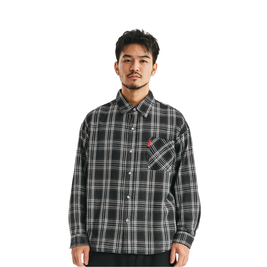 Men's Retro Plaid Flannel Shirt
