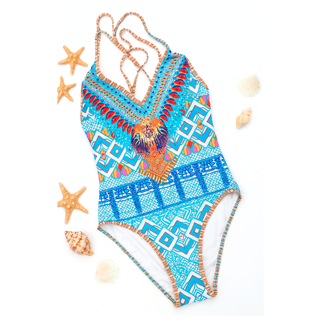 Boho Tribal Print Swimwear