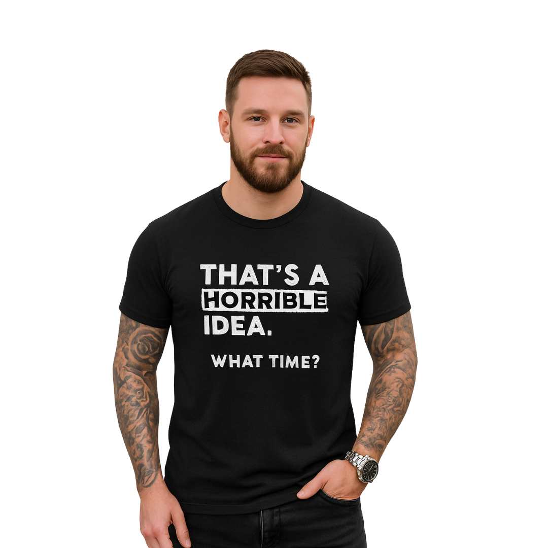Printed Slogan Men's T-shirt