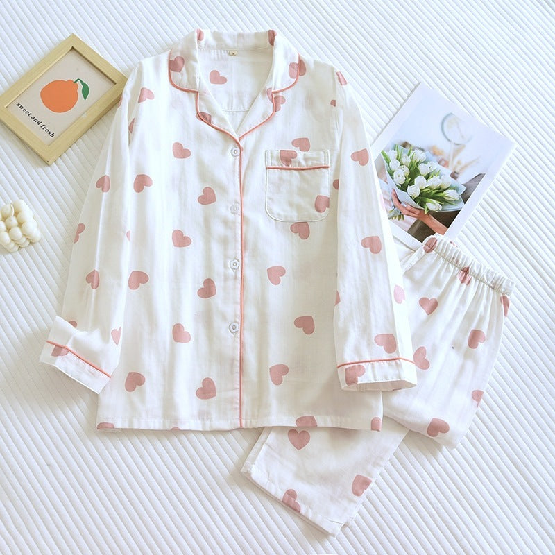 Thin Double-layer Cotton Pajamas