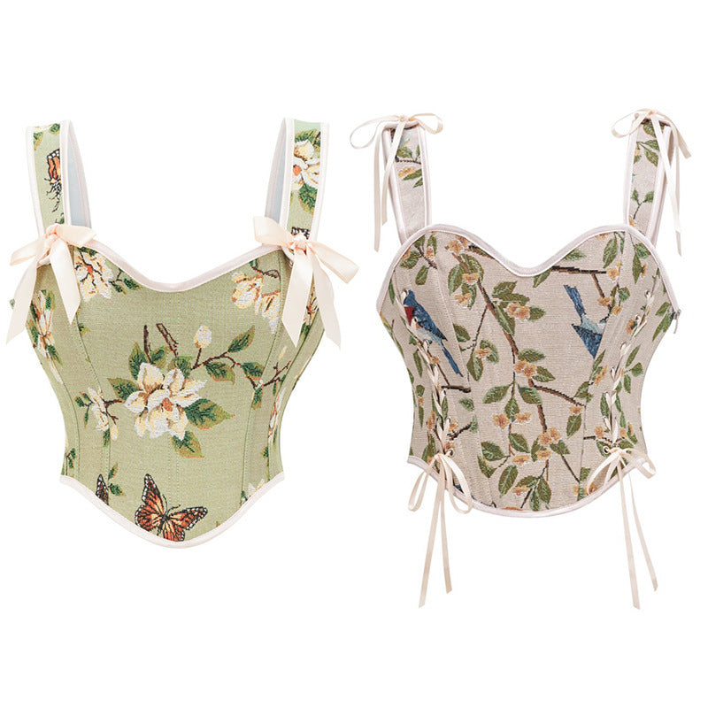 Women's Slim Fit Printed Corset