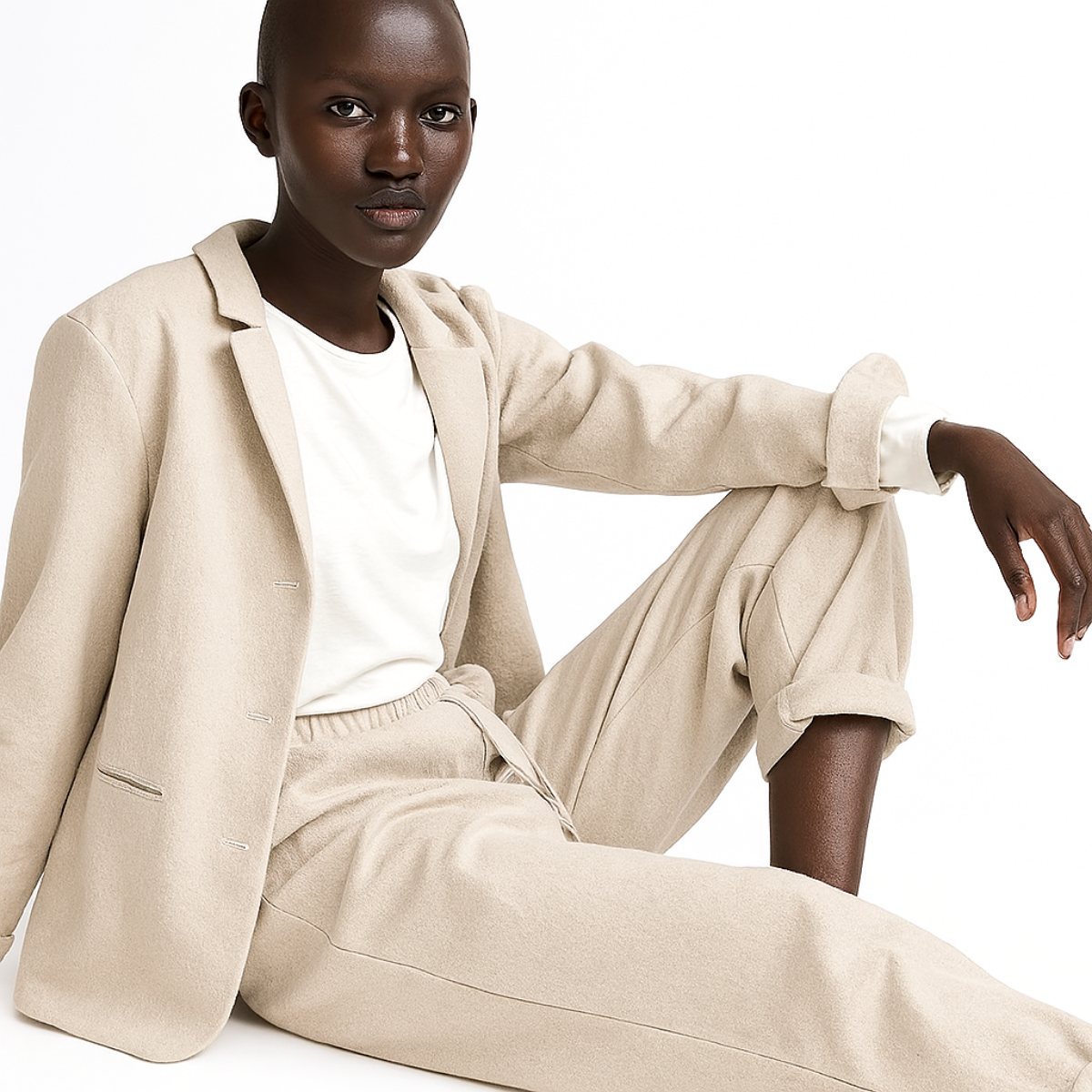 Thickened Women's Linen Coat