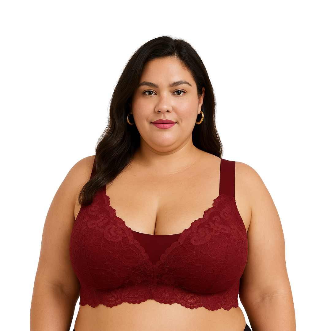 Plus Size Lace Push Up Bra