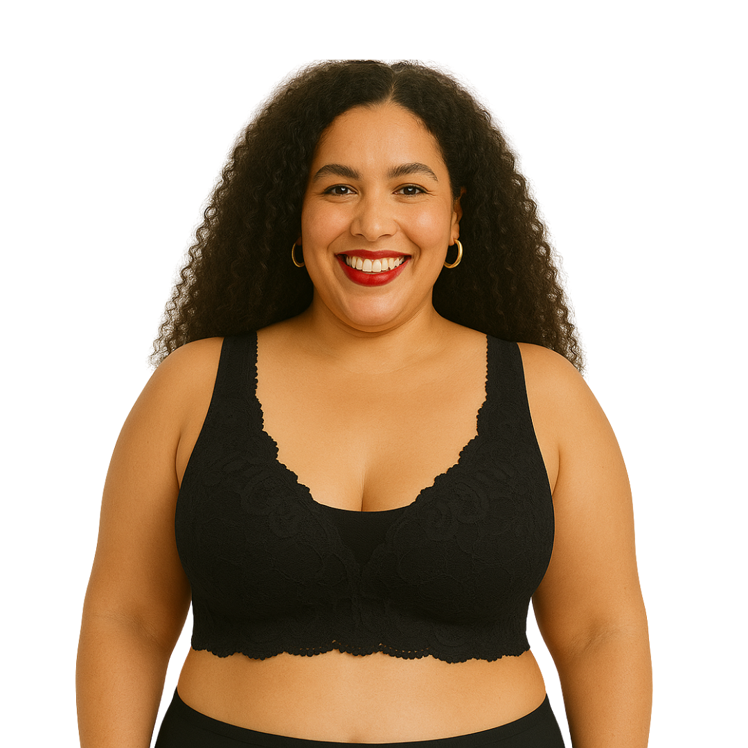 Plus Size Lace Push Up Bra