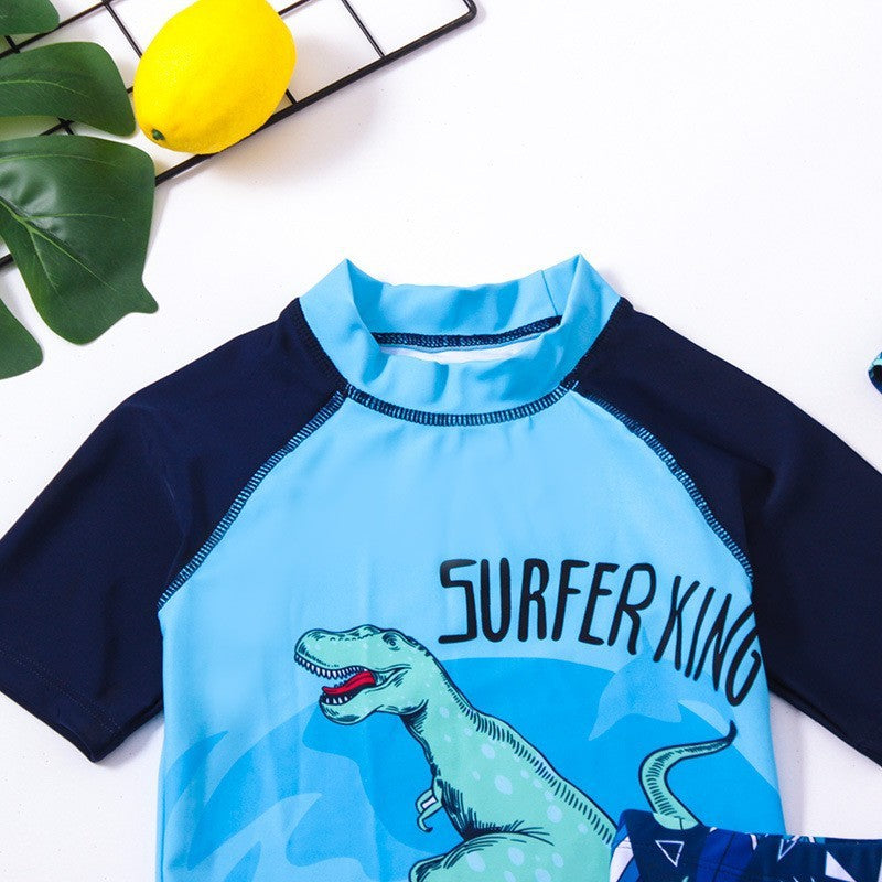 Boys' 3-piece Dinosaur Swimsuit