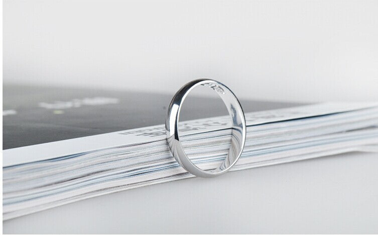 Sterling Silver Glossy Ring