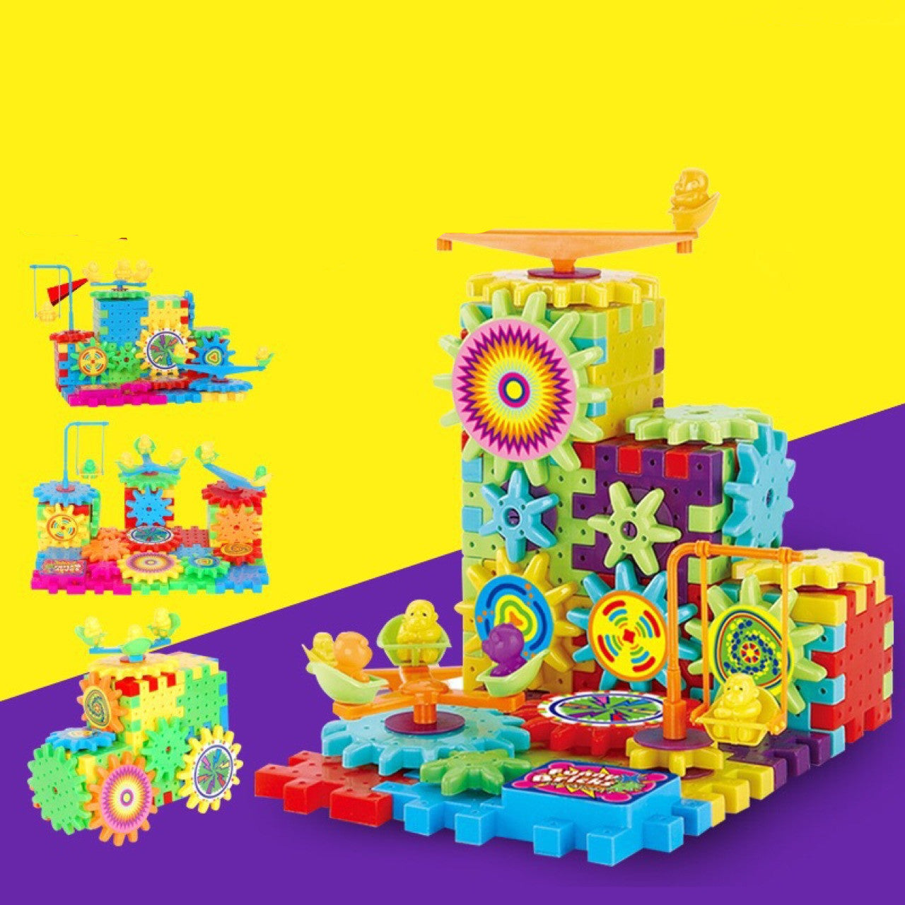 Electric Gears 3D Model Educational Toy