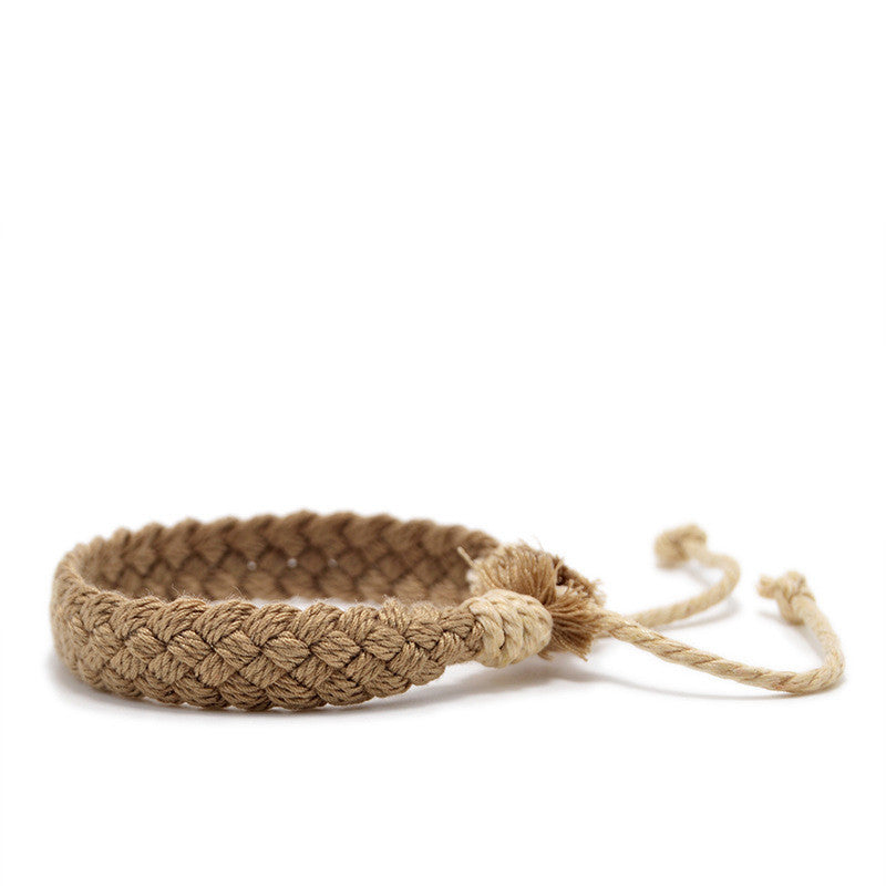 Cotton Braided Boho Bracelet
