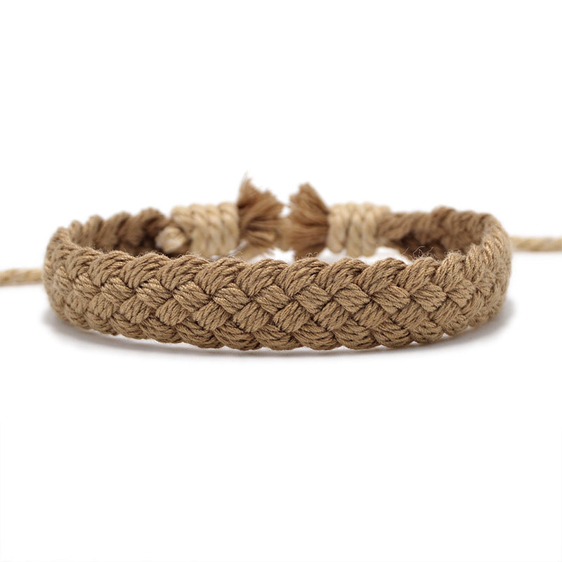 Cotton Braided Boho Bracelet