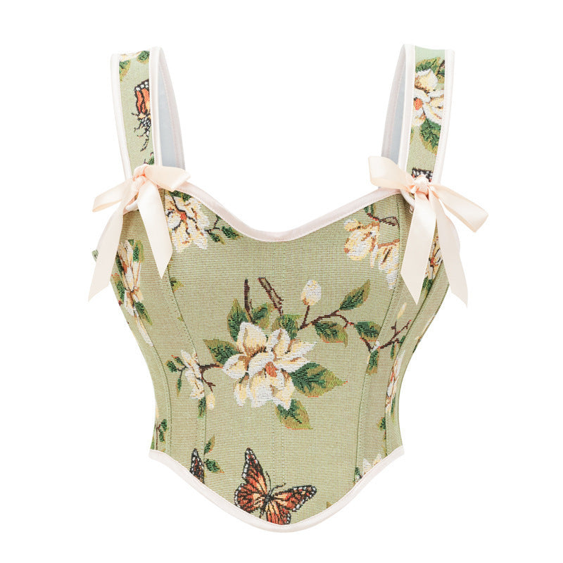 Women's Slim Fit Printed Corset