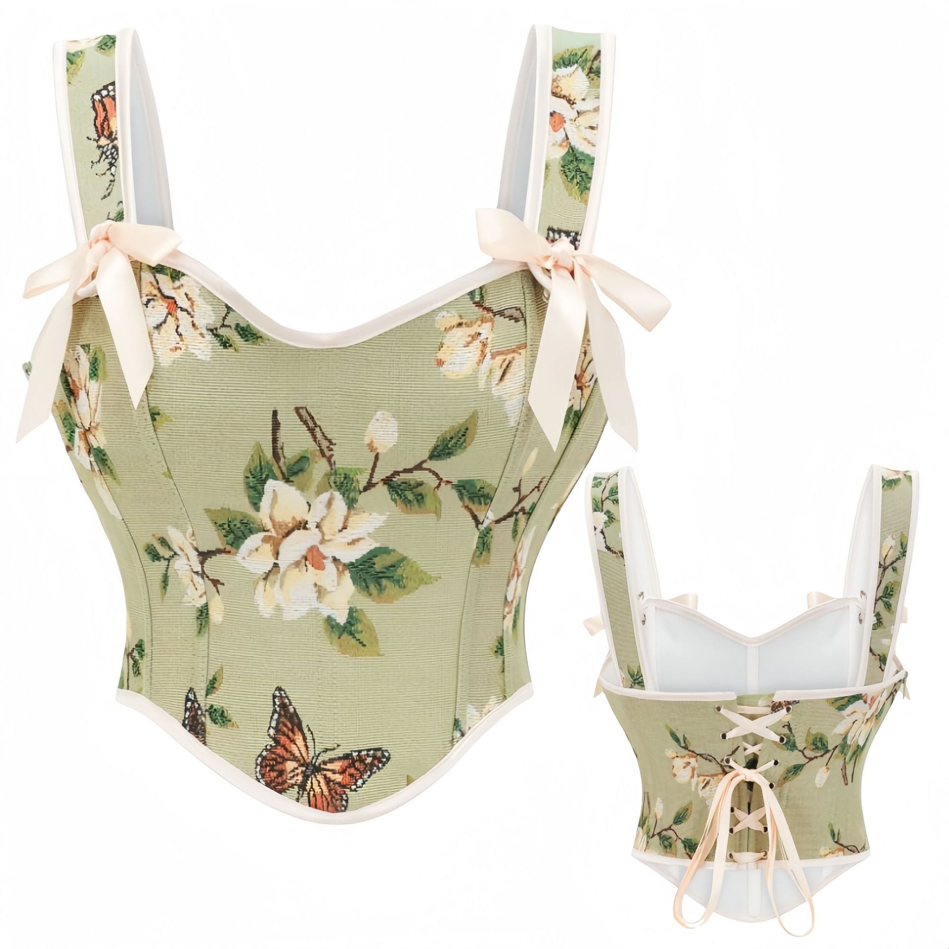 Women's Slim Fit Printed Corset