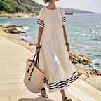 Striped Bohemian Dress