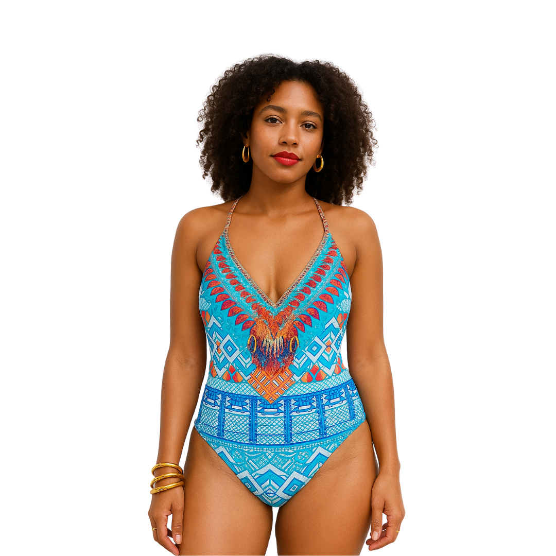Boho Tribal Print Swimwear