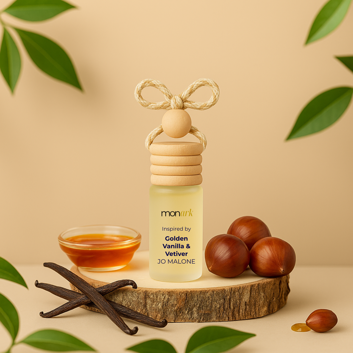 Designer Car Fragrance - Inspired by Golden Vanilla & Vetiver by Jo Malone
