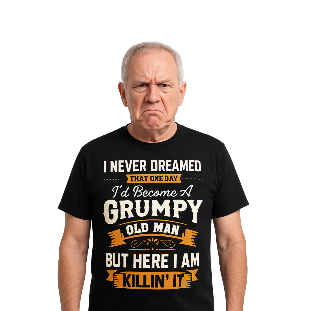 Printed Slogan Men's T-shirt