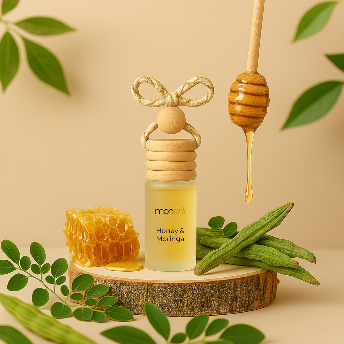 Luxury Car Fragrance - Honey & Moringa
