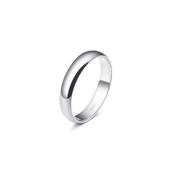 Sterling Silver Glossy Ring