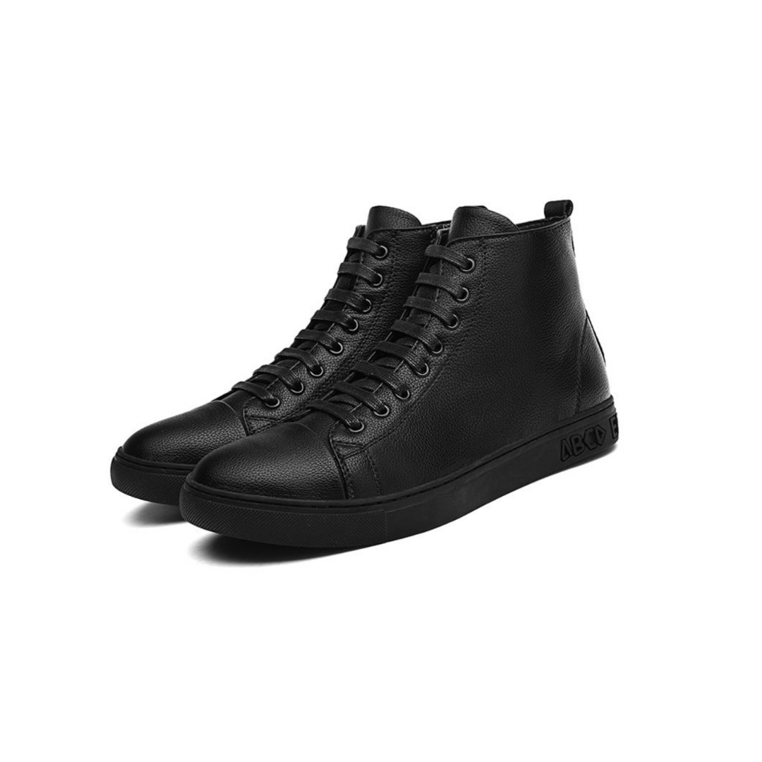 Men's High Top Black Sneakers