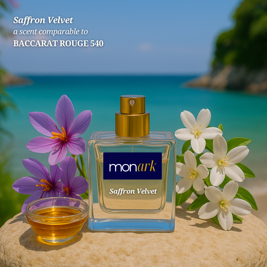 Saffron Velvet  - a fragrance comparable to Baccarat Rouge 540