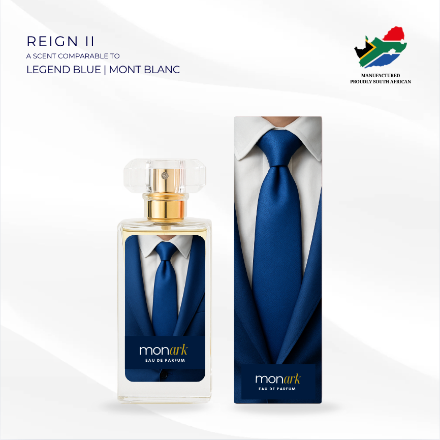 Reign II - a fragrance comparable to Legend Blue by Mont Blanc