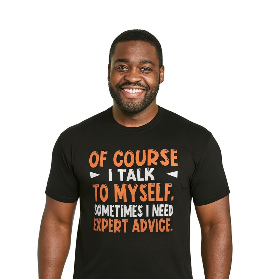 Printed Slogan Men's T-shirt
