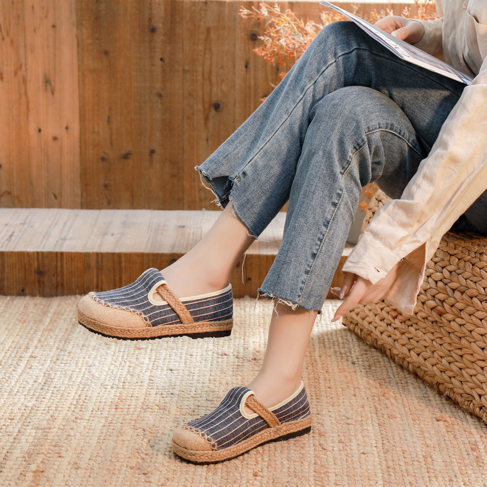 Women's Artistic Linen Shoes