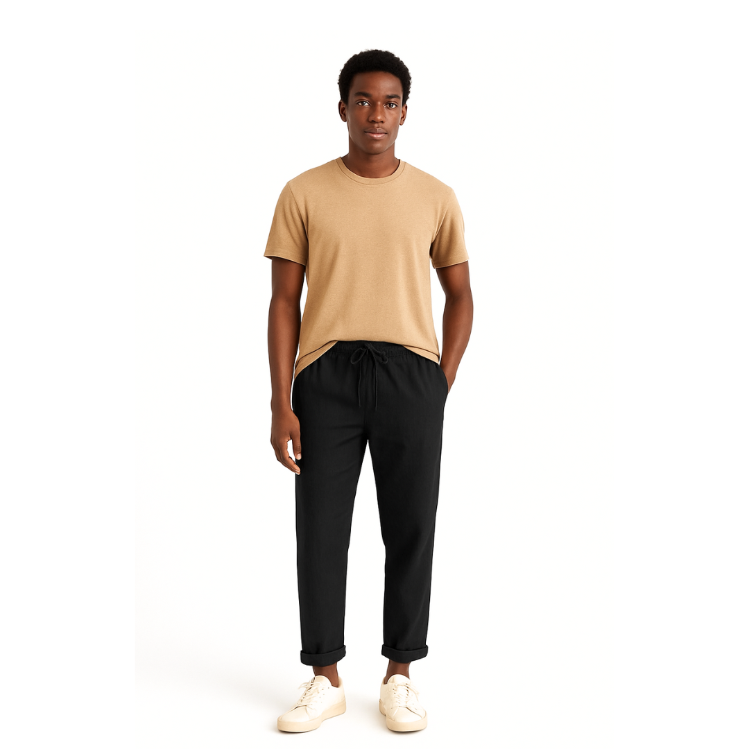 Pure Cotton Linen Trousers for Men