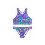 Colorful Mandala Print Brazilian Swimsuit