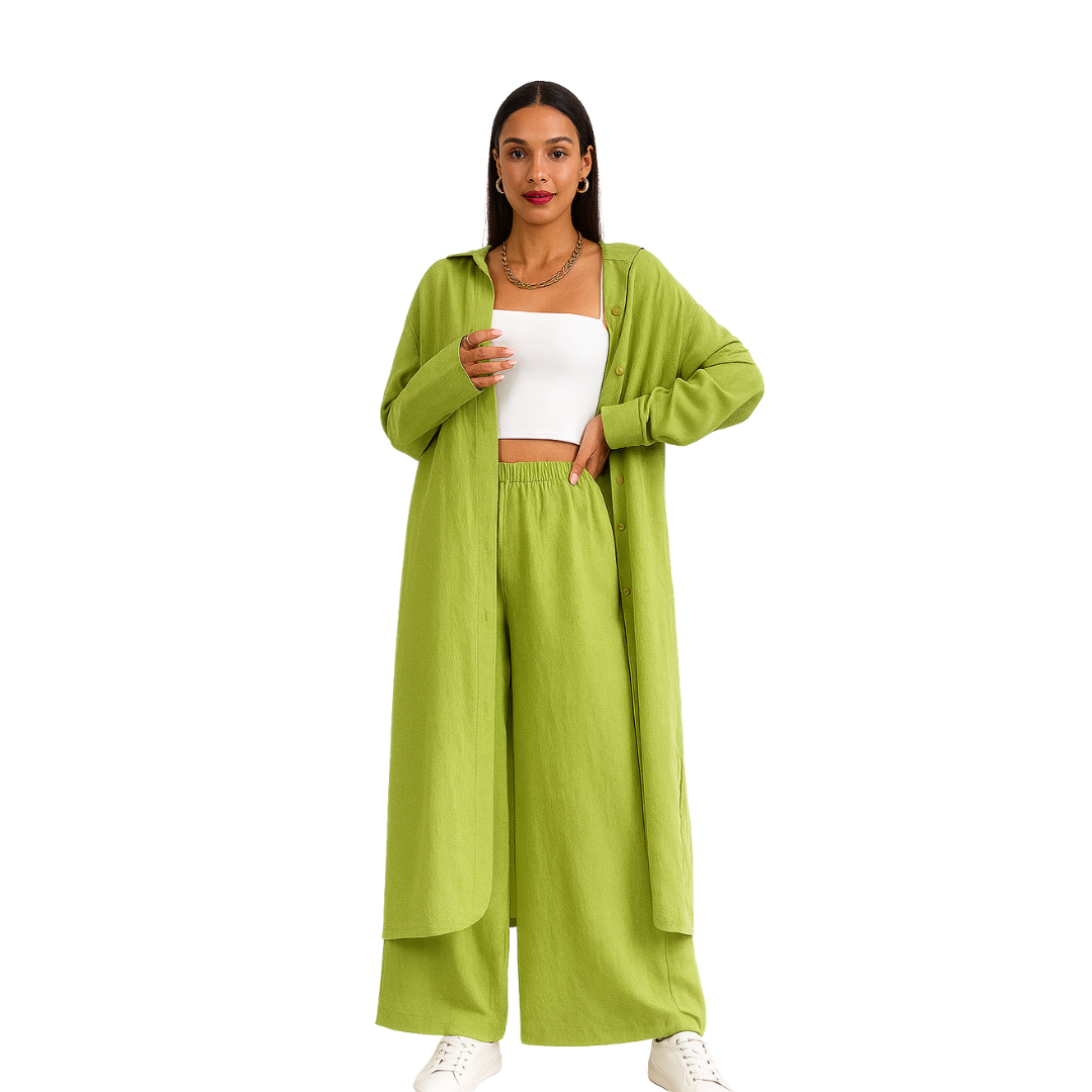 Cotton Linen Two-piece Set