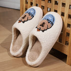 Cute Capybara Cotton Slippers