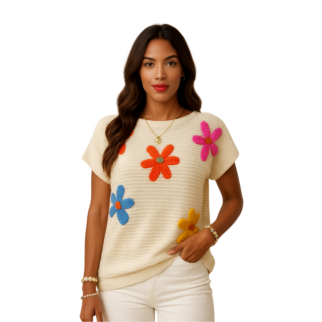 Spring Loose Knitted Pullover