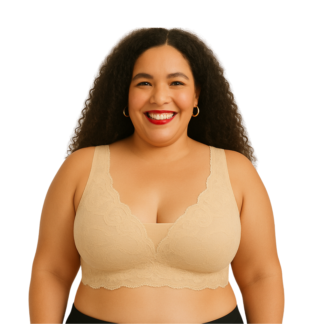 Plus Size Lace Push Up Bra