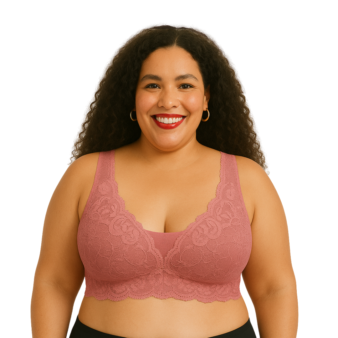 Plus Size Lace Push Up Bra