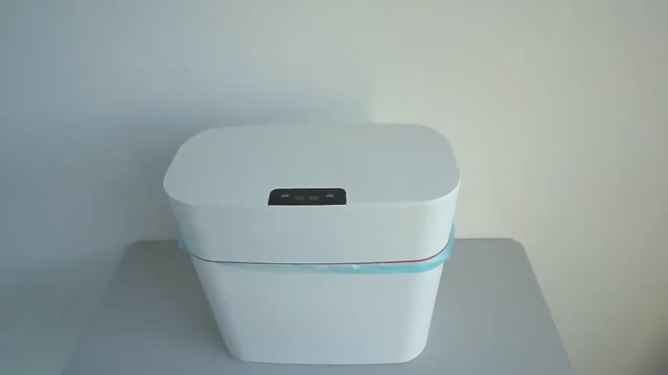 video of smart trash can in action