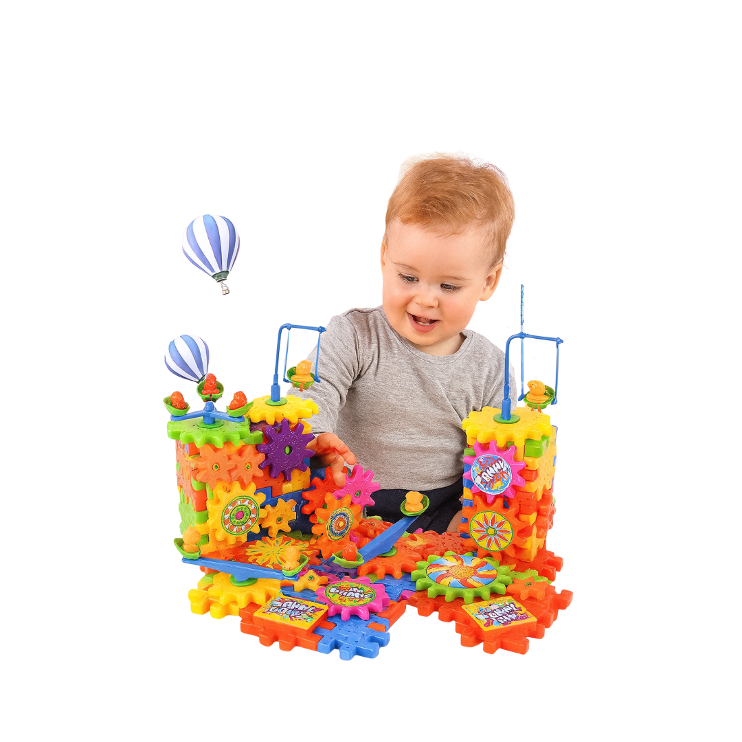 Electric Gears 3D Model Educational Toy